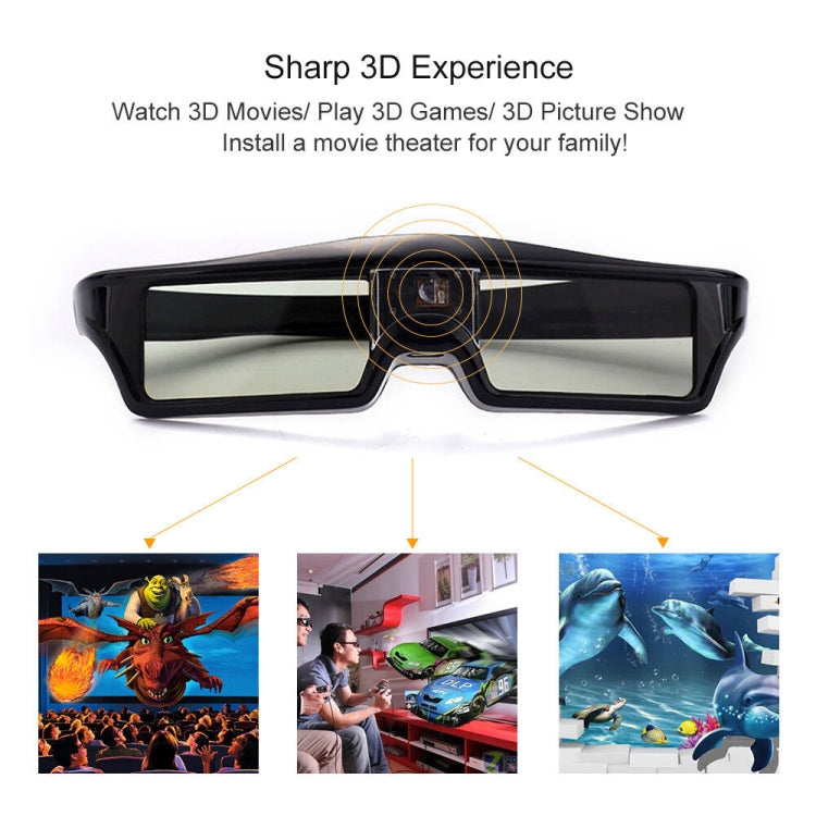 3D DLP-Link active glasses eyewear for BenQ Z4/H1/G1/P1 LG,NUTS,Acer,Optoma DLP-LINK projectors - free shipping - PMC TechLife - Order now!