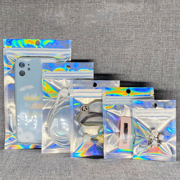 100PCS Laser Self-sealing Packaging Bag Data Line Aluminum Foil Plastic Bag , Size: 20x30cm - by PMC TechLife | Online Shopping South Africa | PMC TechLife