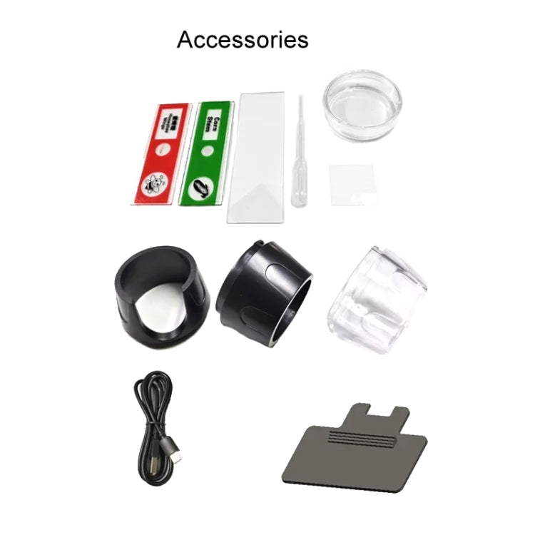 HD Electronic Digital Microscope 5 Inch Screen Touch Key 8000X Biological Cell Electronic Magnifying Glass - free shipping - PMC TechLife - Order now!