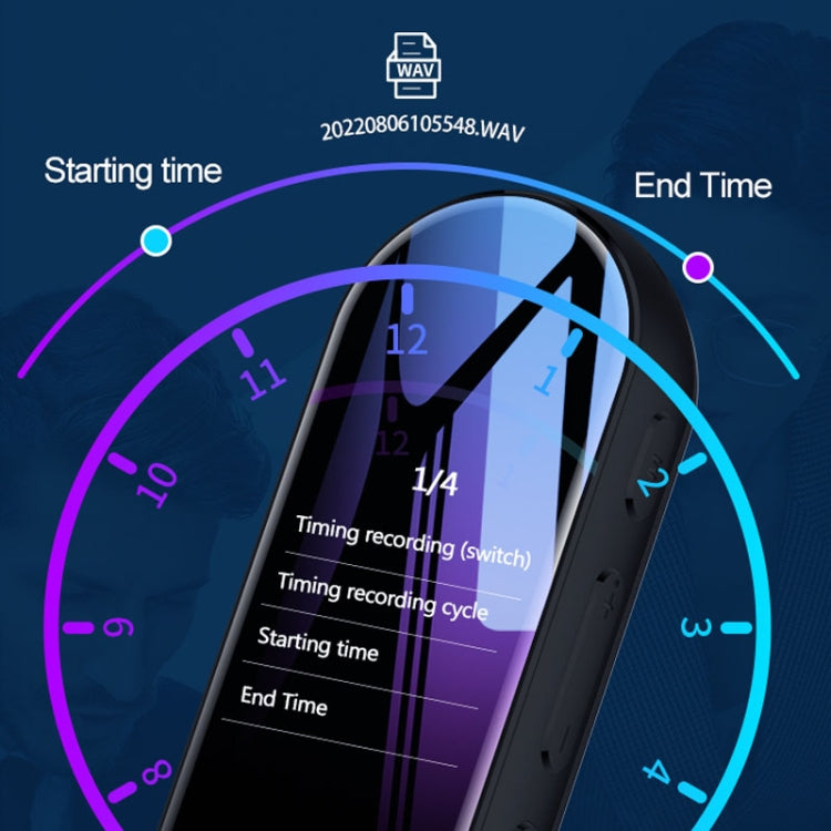 Q53 Ultra Long Standby Timer Voice Recorder HD Noise Canceling Recording Device, Size: 8GB(Black) - Recording Pen by PMC TechLife | Online Shopping South Africa | PMC TechLife | Buy Now Pay Later Mobicred