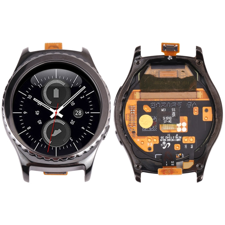 LCD Screen and Digitizer Full Assembly With Frame for Samsung Galaxy Gear S2 Classic SM-R732 - free shipping - PMc TechLife - Order now!