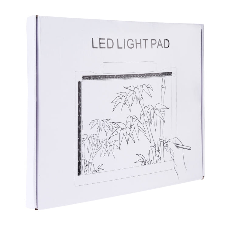 A4-19 6.5W Three Level of Brightness Dimmable A4 LED Drawing Sketchpad Light Pad with USB Cable (White) -  by PMC Jewellery | Online Shopping South Africa | PMC Jewellery | Buy Now Pay Later Mobicred