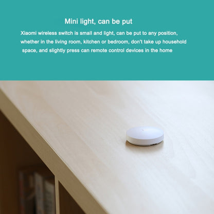 Original Xiaomi Mijia Intelligent Mini Wireless Switch for Xiaomi Smart Home Suite Devices,,with the Xiaomi Multifunctional Gateway Use (CA1001) - Home Automation Modules by Xiaomi | Online Shopping South Africa | PMC Jewellery