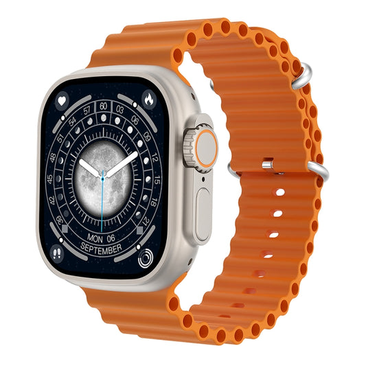 WIWU SW01 Ultra 1.9 inch IPS Screen IP68 Waterproof Bluetooth Smart Watch, Support Heart Rate Monitoring(Orange) - Smart Watches by WIWU | Online Shopping South Africa | PMC Jewellery | Buy Now Pay Later Mobicred