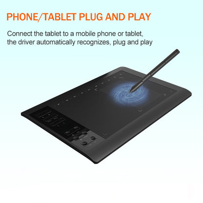 10Moons G10 Mobile Phone Tablet Computer Drawing Digital Screen with 8192 Passive Pen -  by 10Moons | Online Shopping South Africa | PMC Jewellery | Buy Now Pay Later Mobicred