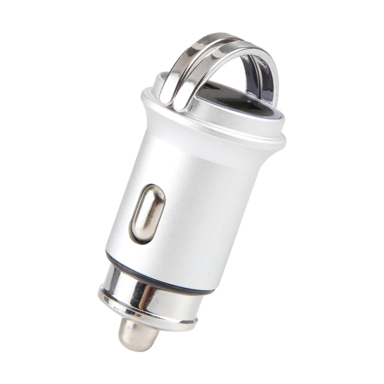 AR-CA08 12W 2A USB-C / Type-C + USB Ports Car Charger (Silver) - Car Charger by PMC TechLife | Online Shopping South Africa | PMC TechLife | Buy Now Pay Later Mobicred