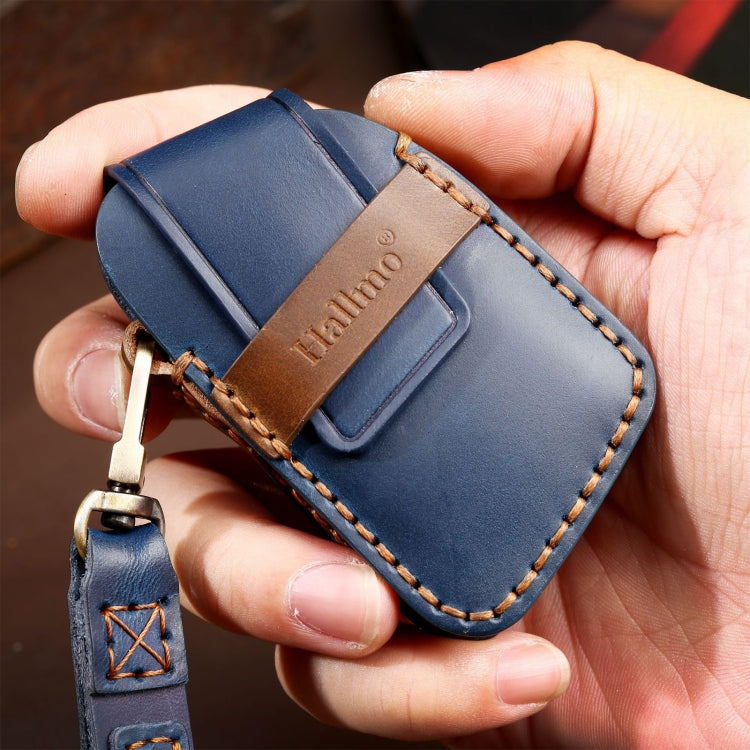 For Cadillac / CT5 / CT6 / XT6 4-button C086 Car Key Leather Protective Case (Brown) - Car Key Cases by PMC TechLife | Online Shopping South Africa | PMC TechLife | Buy Now Pay Later Mobicred