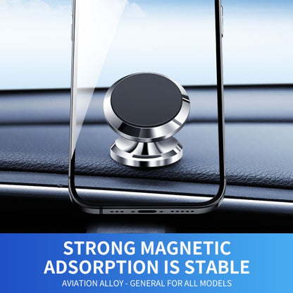 F19 Car Magnetic Phone Holder 360 Degree Rotating Metal Phone Navigation Holder (Silver) - Car Holders by PMC Jewellery | Online Shopping South Africa | PMC Jewellery | Buy Now Pay Later Mobicred