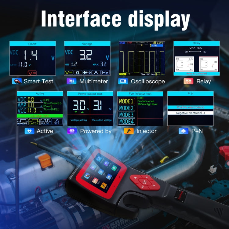 TopDiag P200 Car Circuit Intelligent Analyzer Diagnostic Instrument - Electronic Test by PMC TechLife | Online Shopping South Africa | PMC TechLife | Buy Now Pay Later Mobicred