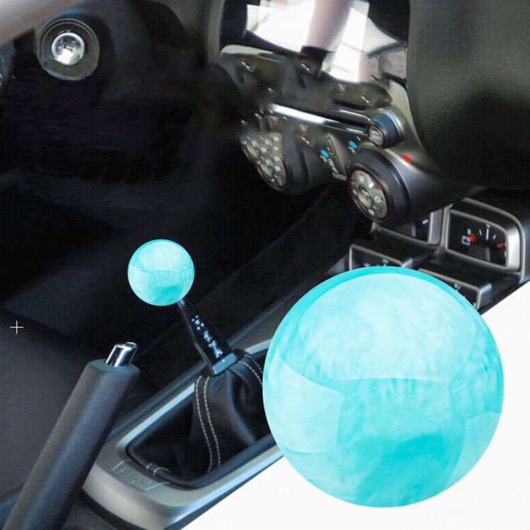 Car Modified Marble Star Gear Head Shifter Cover with Adapter (Light Blue) - Shift Knob by PMC Jewellery | Online Shopping South Africa | PMC Jewellery