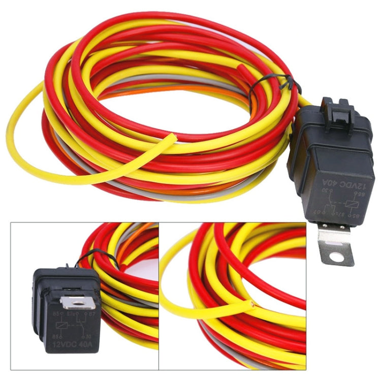 Car 12V 40A 165-185 Degree Electric Cooling Fan Thermostat Temperature Sensor Switch Set - DIY Cables by PMC TechLife | Online Shopping South Africa | PMC TechLife | Buy Now Pay Later Mobicred