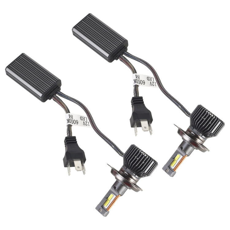 K11 1 Pair H4 12V / 75W / 6000K / 9000LM Car LED Headlight (White Light) - LED Headlamps by PMC TechLife | Online Shopping South Africa | PMC TechLife | Buy Now Pay Later Mobicred