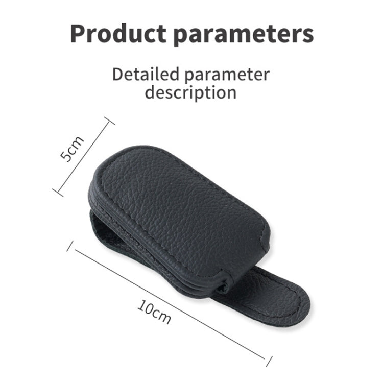 Car Sun Visor Glasses Clip Multi-functional Card Storage Bracket (Grey) - Sunglasses & Glasses Clips by PMC TechLife | Online Shopping South Africa | PMC TechLife | Buy Now Pay Later Mobicred