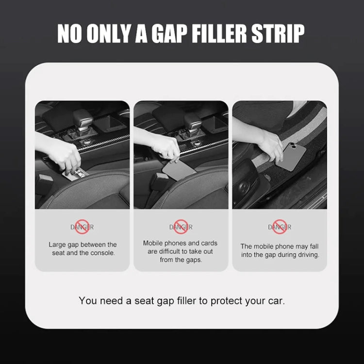 Car Seat Gap Bar Car Interior Armrest Box Gap Leak-proof Filler (Brown) - Seat Accessories by PMC TechLife | Online Shopping South Africa | PMC TechLife | Buy Now Pay Later Mobicred