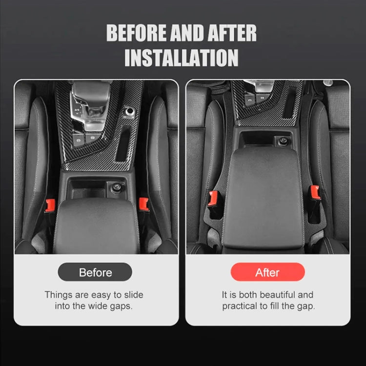 Car Seat Gap Bar Car Interior Armrest Box Gap Leak-proof Filler (Brown) - Seat Accessories by PMC TechLife | Online Shopping South Africa | PMC TechLife | Buy Now Pay Later Mobicred