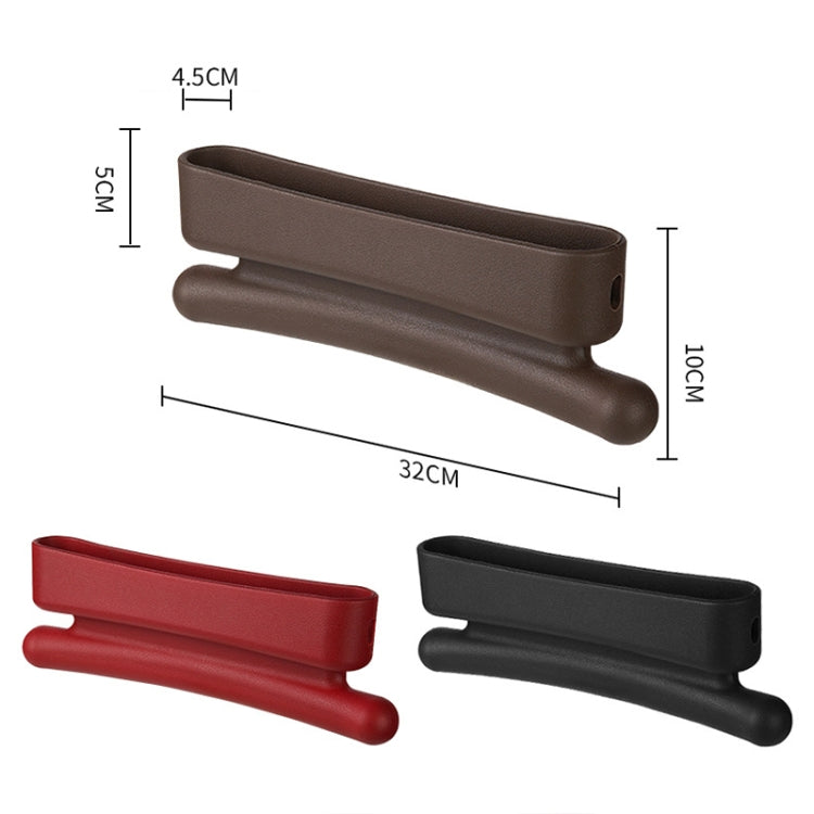 Car Gap Storage Box Multifunctional Car Seat Crevice Storage Box, Specification: Single Pack (Brown) - Stowing Tidying by PMC TechLife | Online Shopping South Africa | PMC TechLife | Buy Now Pay Later Mobicred