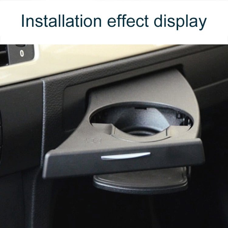 For BMW 3 Series E90 Left Driving Car Dashboard Left Side Water Cup Holder 5141 9173 463(Black) - Car Drink Holders by PMC TechLife | Online Shopping South Africa | PMC TechLife | Buy Now Pay Later Mobicred