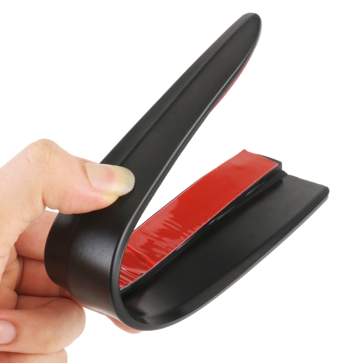 1 Pair Car Solid Color Silicone Bumper Strip, Style: Short (Black) - Anti Collision Sticker by PMC TechLife | Online Shopping South Africa | PMC TechLife | Buy Now Pay Later Mobicred