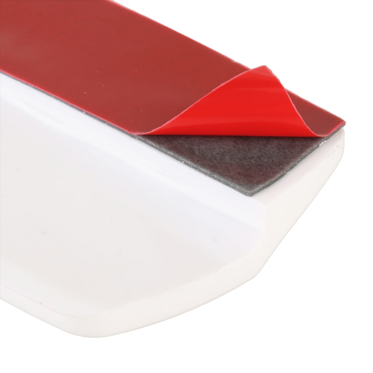 1 Pair Car Solid Color Silicone Bumper Strip, Style: Short (White) - Anti Collision Sticker by PMC TechLife | Online Shopping South Africa | PMC TechLife | Buy Now Pay Later Mobicred