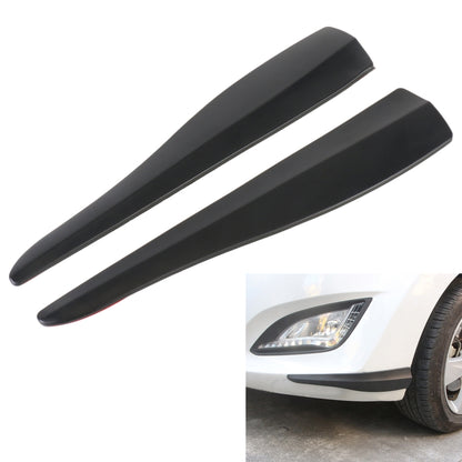 1 Pair Car Solid Color Silicone Bumper Strip, Style: Long (Black) - Anti Collision Sticker by PMC Jewellery | Online Shopping South Africa | PMC Jewellery | Buy Now Pay Later Mobicred