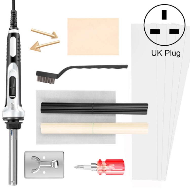 100W Electric Soldering Iron Plastic Welding Machine Car Bumper Repair Plier, UK Plug (White) - Hand Tool Sets by PMC TechLife | Online Shopping South Africa | PMC TechLife | Buy Now Pay Later Mobicred