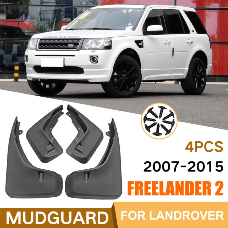 For Land Rover Freelander 2 LR2 2007-2019 4pcs/Set Car Auto Soft Plastic Splash Flaps Fender Guard - Mudguards by PMC TechLife | Online Shopping South Africa | PMC TechLife | Buy Now Pay Later Mobicred