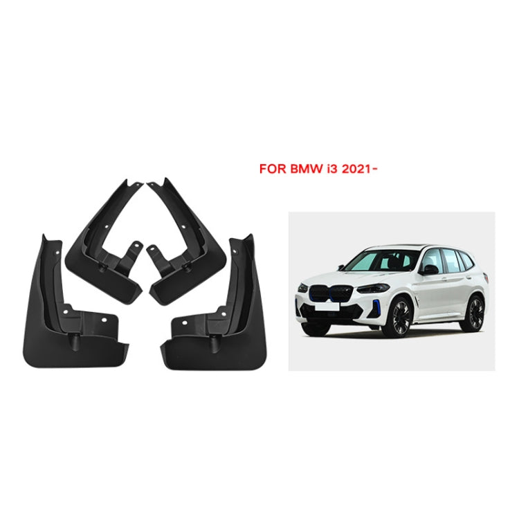 For BMW iX3 Electric 2021-2022 4pcs/Set Car Auto Soft Plastic Splash Flaps Fender Guard - Mudguards by PMC TechLife | Online Shopping South Africa | PMC TechLife | Buy Now Pay Later Mobicred