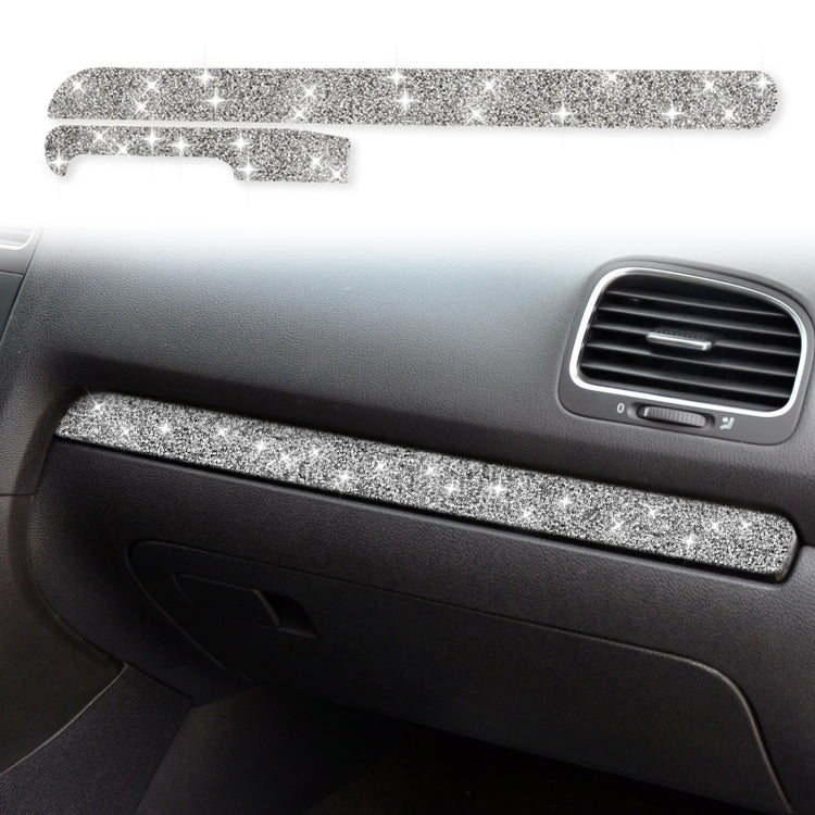 Car Central Control Diamond Decoration Cover Sticker for Volkswagen Golf 6 2008-2012, Left-hand Drive - Car Interior Mouldings by PMC TechLife | Online Shopping South Africa | PMC TechLife | Buy Now Pay Later Mobicred