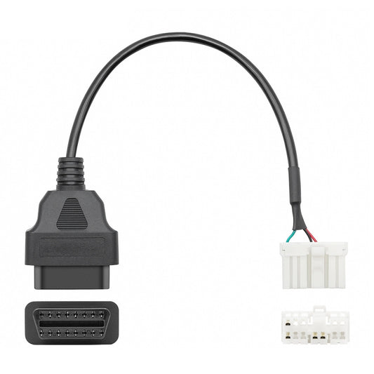 For Tesla Model X / S 2012-2015 OBDII to 12 Pin OBD Adapter Cable - Cables & Connectors by PMC Jewellery | Online Shopping South Africa | PMC Jewellery | Buy Now Pay Later Mobicred