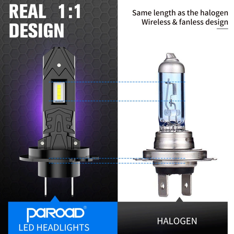 1 Pair H7 Car LED Headlights LED Fog Light - Fog / Driving Lights by PMC TechLife | Online Shopping South Africa | PMC TechLife | Buy Now Pay Later Mobicred