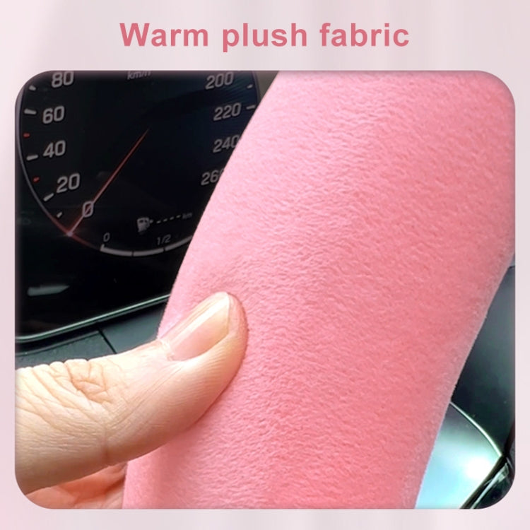 D Style Car Universal Cartoon Pattern Plush Warm Anti-skid Steering Wheel Cover, Diameter: 38cm (Grey) - Steering Wheel Accessories by PMC TechLife | Online Shopping South Africa | PMC TechLife | Buy Now Pay Later Mobicred