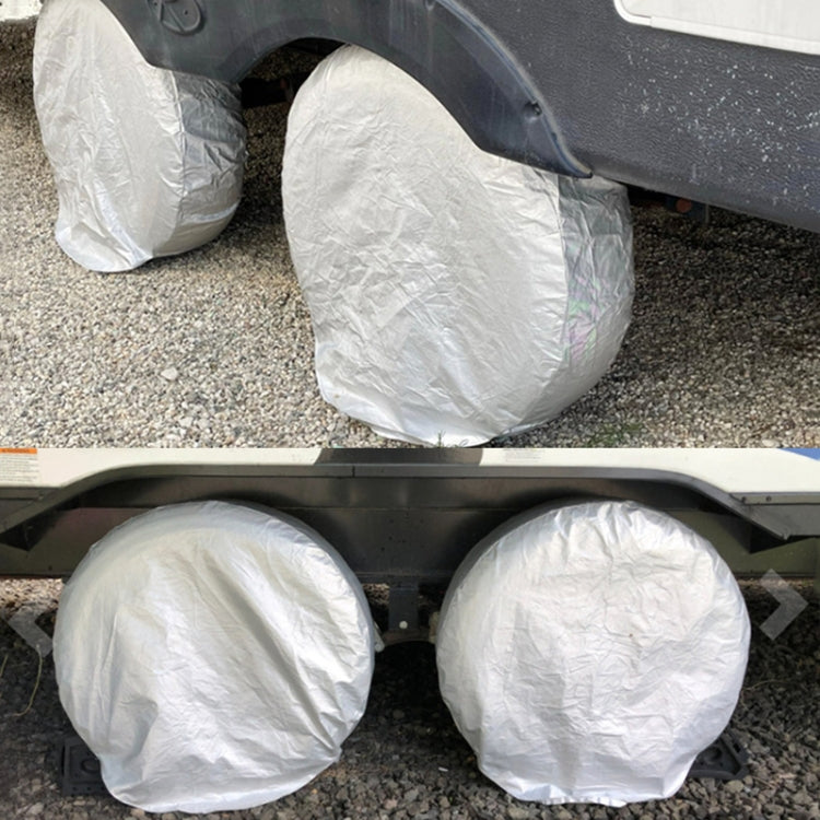 4pcs / Set Car Tire 420D Oxford Cloth Protective Cover, Diameter: 83-89cm, Width: 34cm - Window Foils & Solar Protection by PMC TechLife | Online Shopping South Africa | PMC TechLife | Buy Now Pay Later Mobicred