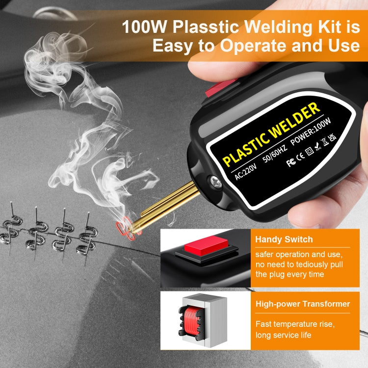 Hot Stapler Plastic Welding Machine Car Bumper Repair Kit Plier, AU Plug - Hand Tool Sets by PMC TechLife | Online Shopping South Africa | PMC TechLife | Buy Now Pay Later Mobicred