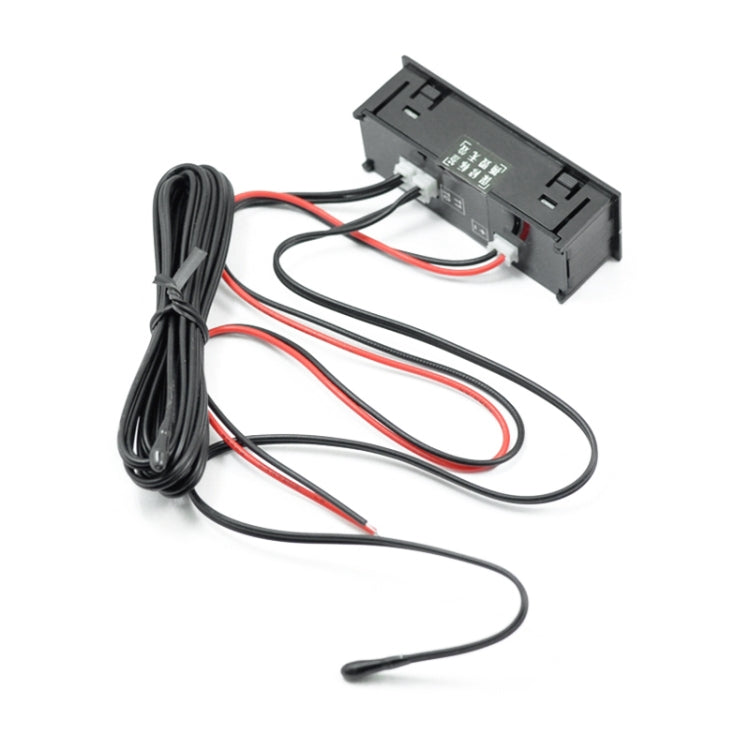 3 in 1 DC5-50V Car High-precision Electronic LED Luminous Clock + Thermometer + Voltmeter (White) - Clocks & Car Meters by PMC TechLife | Online Shopping South Africa | PMC TechLife | Buy Now Pay Later Mobicred