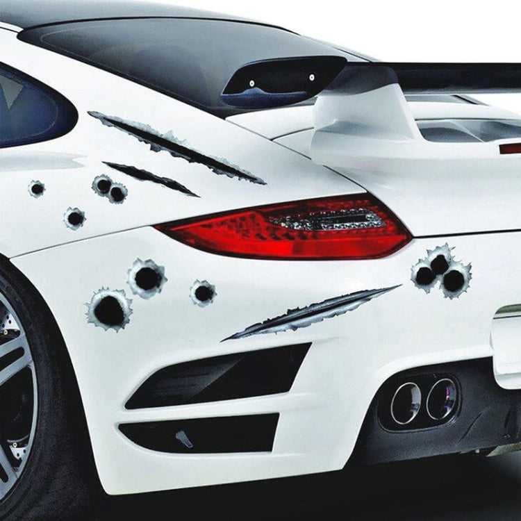 Car PVC Self-adhesive Bullet Hole Scratch Personalized Stickers - Decorative Sticker by PMC TechLife | Online Shopping South Africa | PMC TechLife