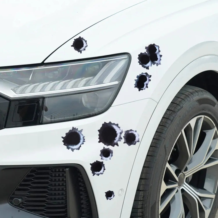 Car PVC Self-adhesive Bullet Hole Scratch Personalized Stickers - Decorative Sticker by PMC Jewellery | Online Shopping South Africa | PMC Jewellery