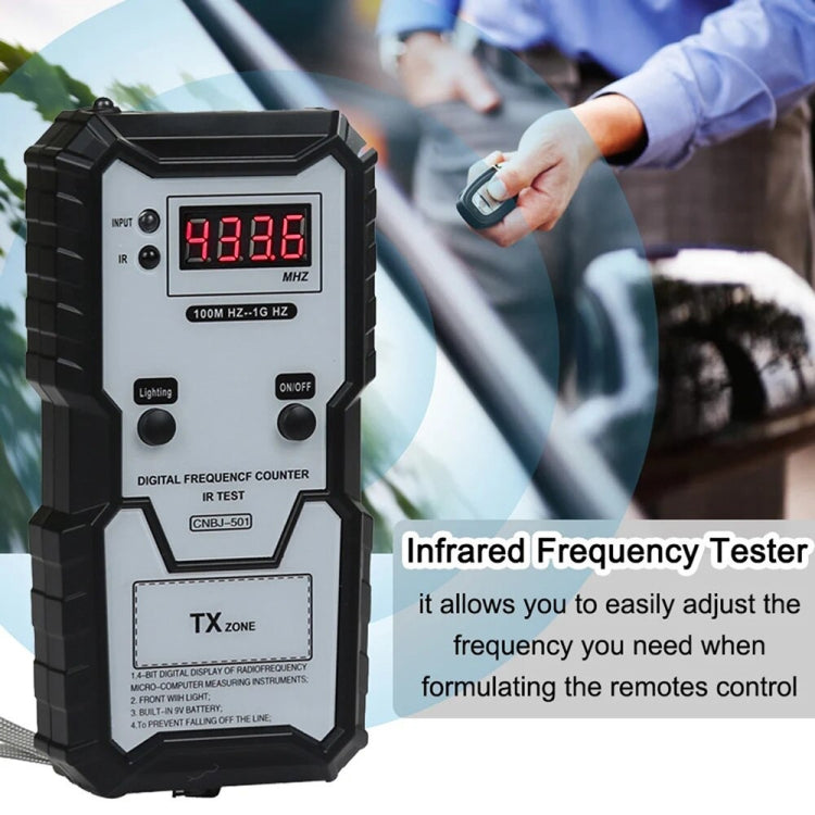 CNBJ-501 100M-1GHz Infrared Frequency Tester - Electronic Test by PMC TechLife | Online Shopping South Africa | PMC TechLife | Buy Now Pay Later Mobicred