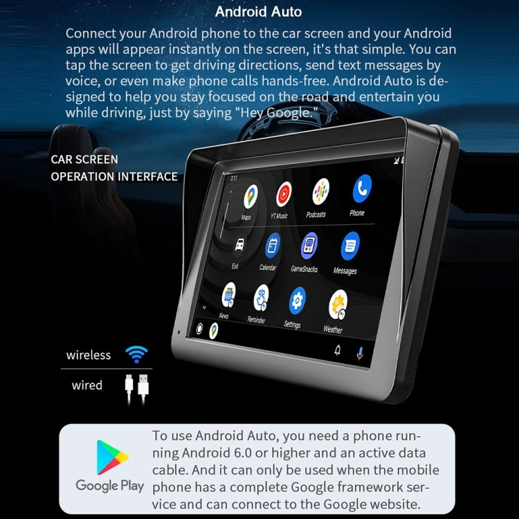 B5300 7 inch Wireless CarPlay Car Bluetooth MP5 Player, Support Mobile Phone Interconnection with Remote Control - Car MP3 & MP4 & MP5 by PMC TechLife | Online Shopping South Africa | PMC TechLife | Buy Now Pay Later Mobicred