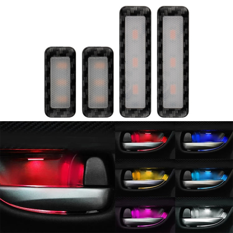 Car 4 in 1 LED Ambient Light Door Decorative Light (Blue Light) - Door Lights by PMC TechLife | Online Shopping South Africa | PMC TechLife | Buy Now Pay Later Mobicred
