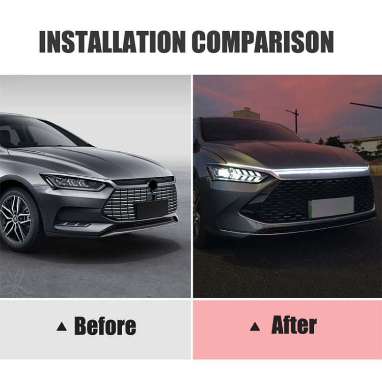 2m Car Daytime Running Super Bright Decorative LED Atmosphere Light (White Light) - Decorative Lights by PMC TechLife | Online Shopping South Africa | PMC TechLife | Buy Now Pay Later Mobicred