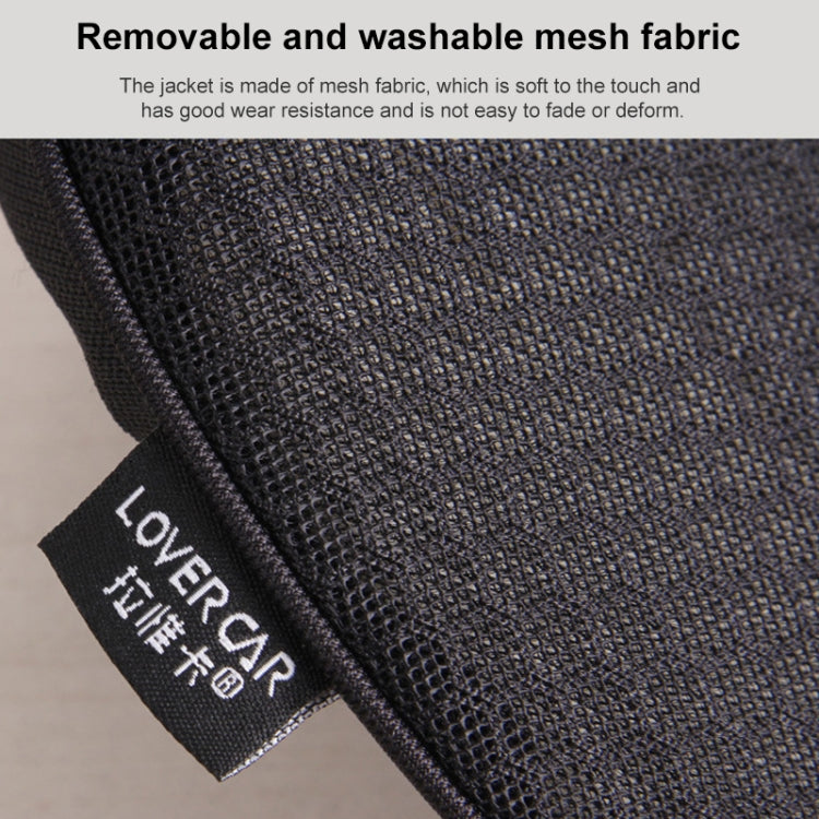 Car mini Seat Cushion Breathable Lumbar Seat Mat (Black) - Seat Accessories by PMC TechLife | Online Shopping South Africa | PMC TechLife | Buy Now Pay Later Mobicred