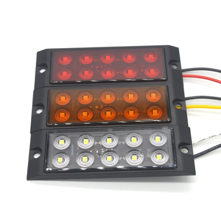 2pcs Car / Truck 10LEDs Side Marker Indicator Lights Bulb Lamp (White) - Clearance Lights by PMc TechLife | Online Shopping South Africa | PMc TechLife | Buy Now Pay Later Mobicred