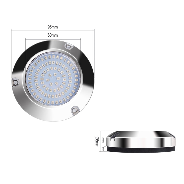 Ship / Yacht 10-30V 90LEDs Waterproof Stainless Steel Underwater Light (White Light) - Marine Accessories & Parts by PMC TechLife | Online Shopping South Africa | PMC TechLife | Buy Now Pay Later Mobicred