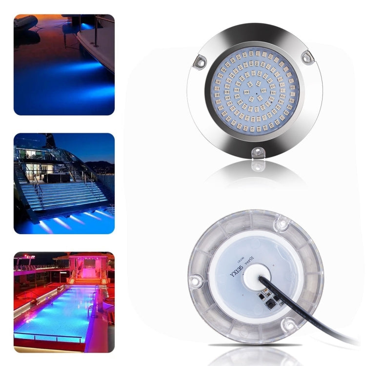 Ship / Yacht 10-30V 90LEDs Waterproof Stainless Steel Underwater Light (Green Light) - Marine Accessories & Parts by PMC TechLife | Online Shopping South Africa | PMC TechLife | Buy Now Pay Later Mobicred