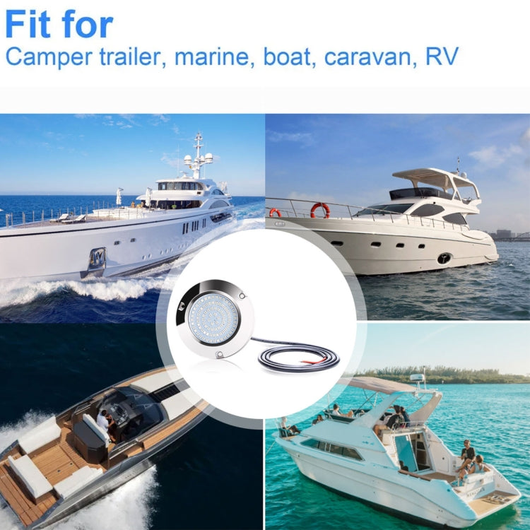 Ship / Yacht 10-30V 90LEDs Waterproof Stainless Steel Underwater Light (Green Light) - Marine Accessories & Parts by PMC TechLife | Online Shopping South Africa | PMC TechLife | Buy Now Pay Later Mobicred