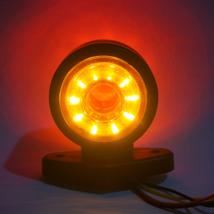 2pcs Car / Truck 12-30V 20LEDs Red Yellow Side Marker Indicator Lights Bulb Lamp - Clearance Lights by PMC TechLife | Online Shopping South Africa | PMC TechLife | Buy Now Pay Later Mobicred