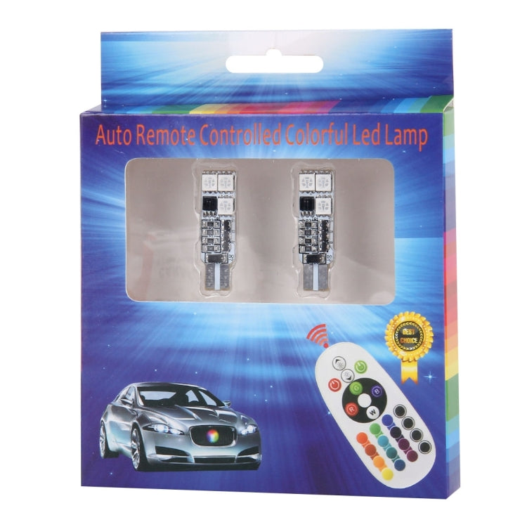 2 PCS Colorful 36MM T10 Port Remote Control Car Dome Lamp LED Reading Light with 6 LED Lights - free shipping - PMC TechLife - Order now!
