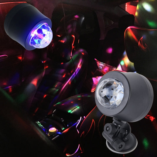 5V 6W Colorful Car Decoration DJ Light Sound Activated Strobe Effect Atmosphere Light Star Music Light Lamp with 6 RGB LED Lights, Cable Length:4m(Colorful Light) - Atmosphere lights by PMC Jewellery | Online Shopping South Africa | PMC Jewellery | Buy Now Pay Later Mobicred