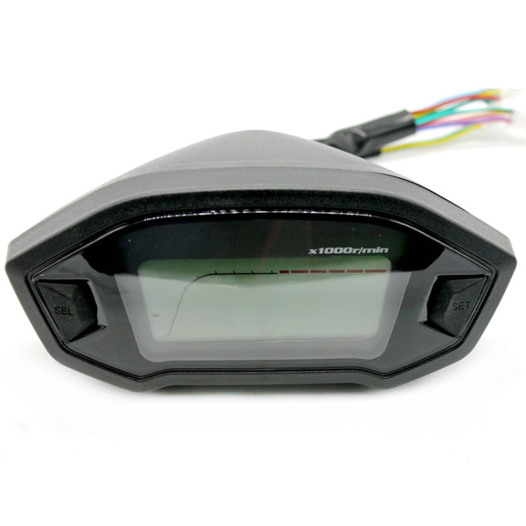 B2912 Motorcycle Modified Instrument Panel 12V LCD Display Odometer Mileage 2-4 Cylinder Speedometer - Electrical Instruments by PMC TechLife | Online Shopping South Africa | PMC TechLife | Buy Now Pay Later Mobicred