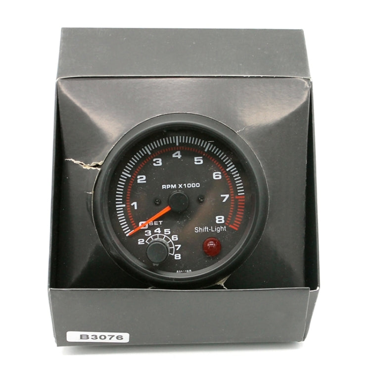B3076 3.75 inch 12V Car Modified Tachometer - Electrical Instruments by PMC TechLife | Online Shopping South Africa | PMC TechLife